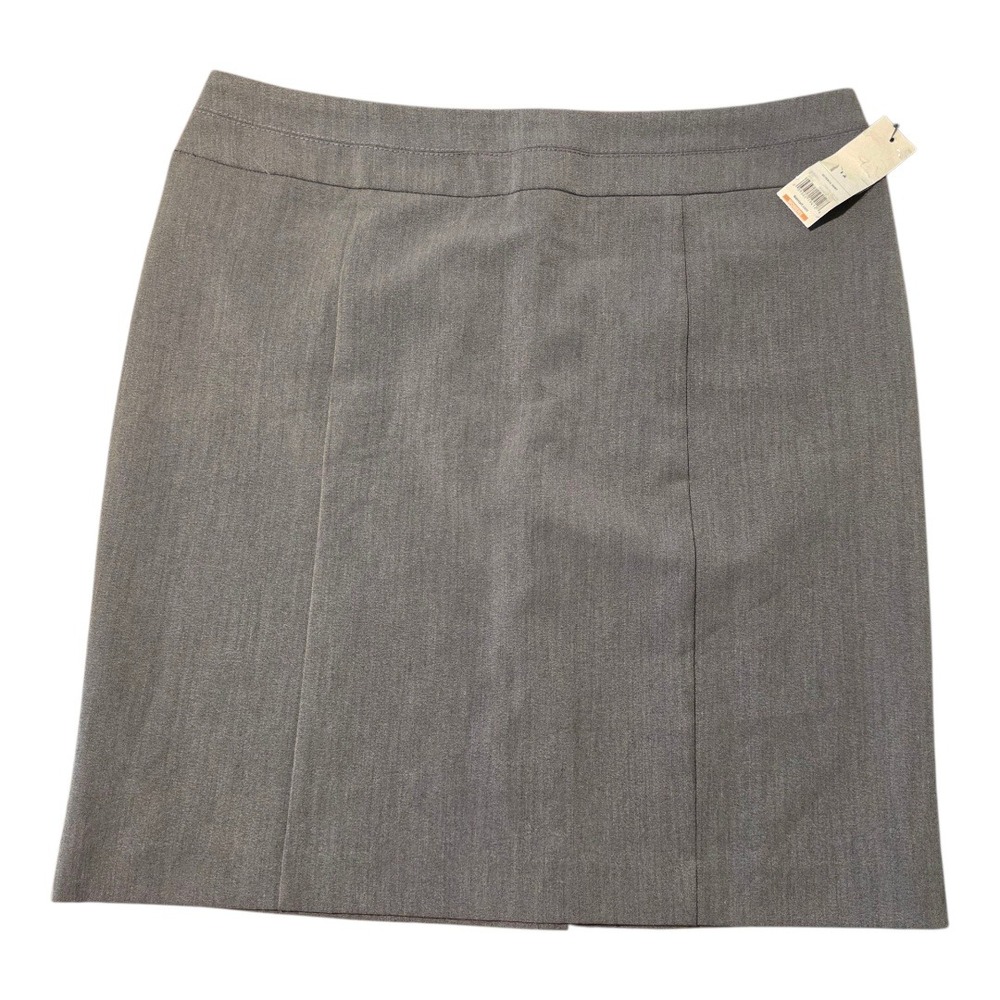 George Women's Size‎ 12 Charcoal Grey Heather Pencil Skirt Business Casual New